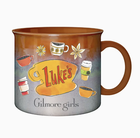 Gilmore Girls Luke's Icons High Gloss 20z Ceramic Camper Mug