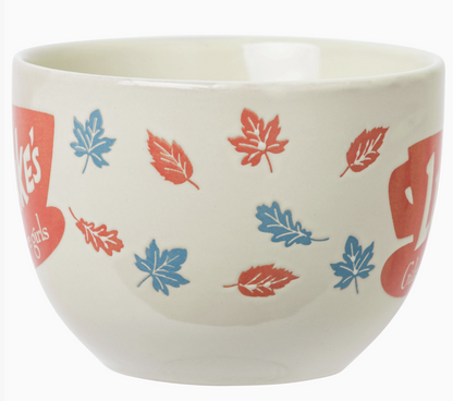 Gilmore Girls Fall Leaves Wax Resist 24oz Ceramic Soup Mug