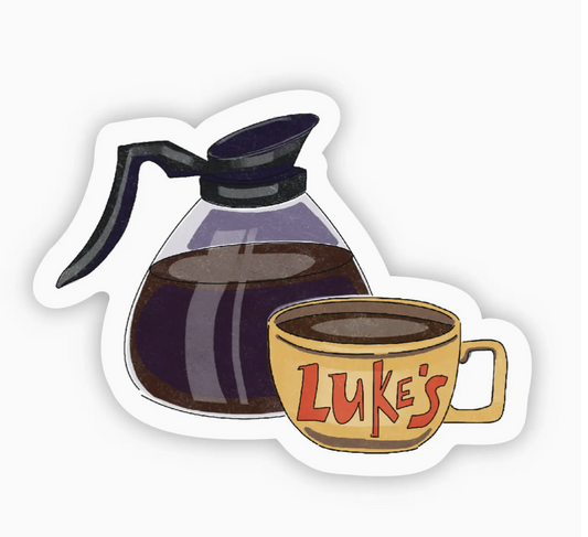 Gilmore Girls - Luke's Coffee Sticker