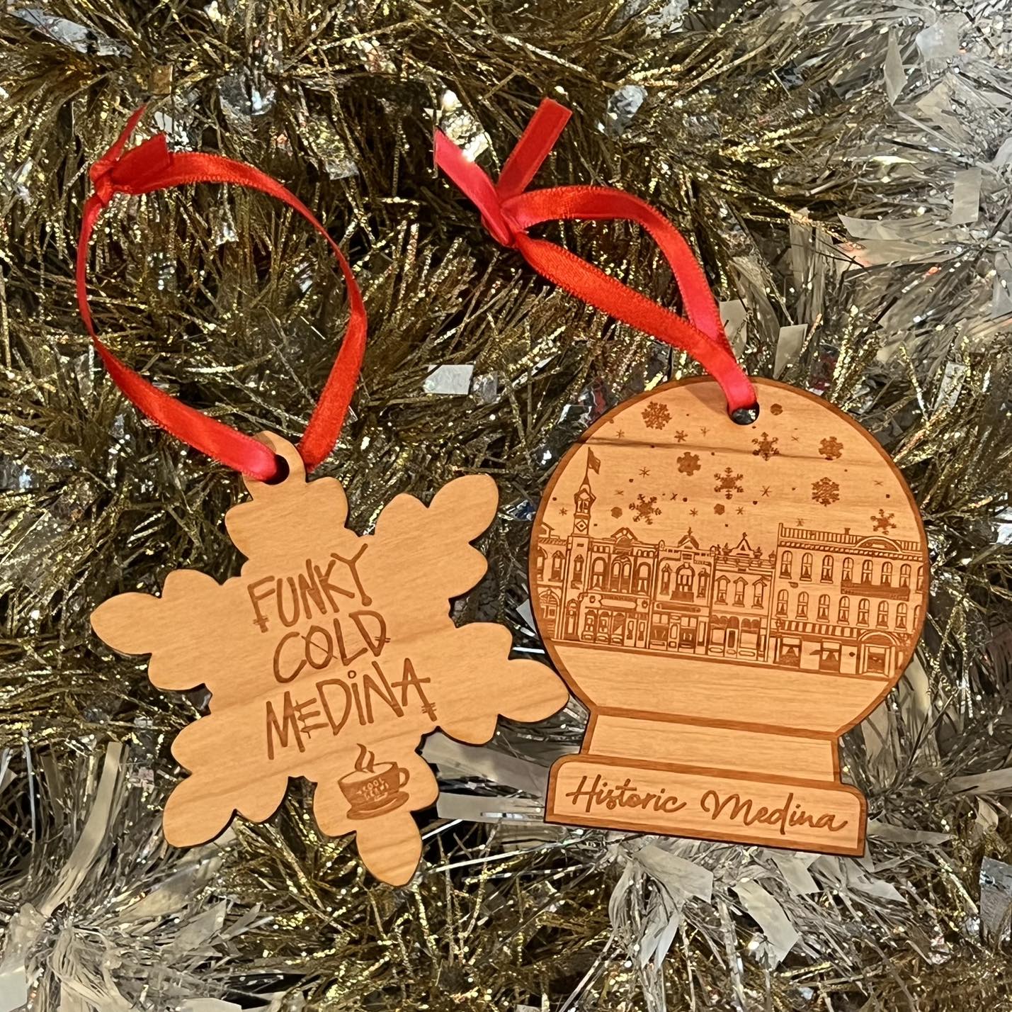 Historic Medina Christmas Ornament