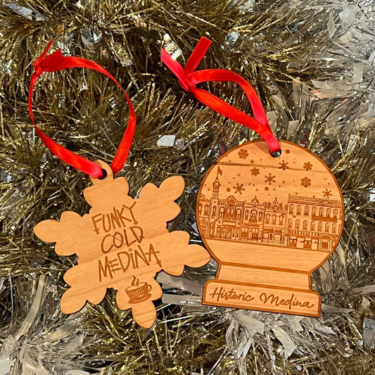 Historic Medina Christmas Ornament